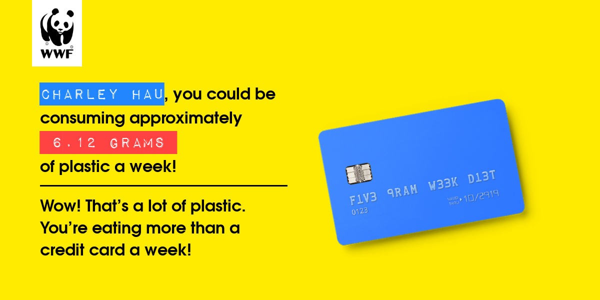 Plastic diet result for Charley hau