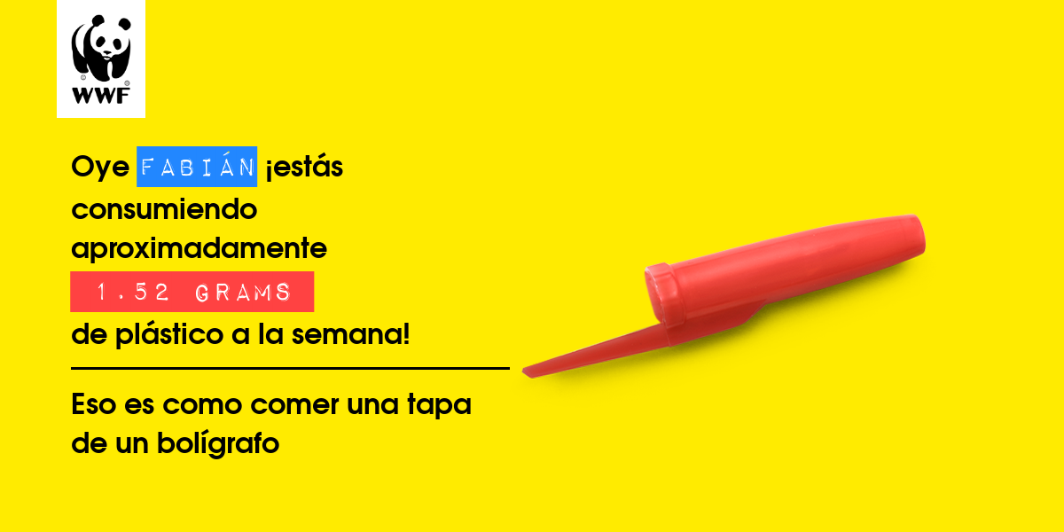 Plastic diet result for Fabián