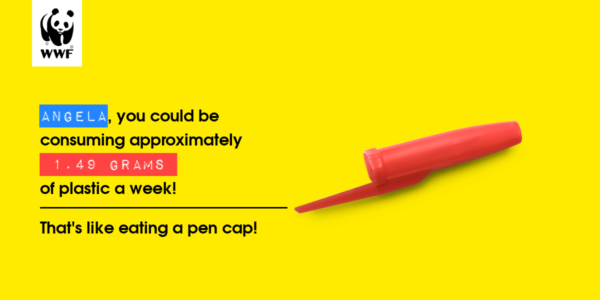 Plastic diet result for Angela