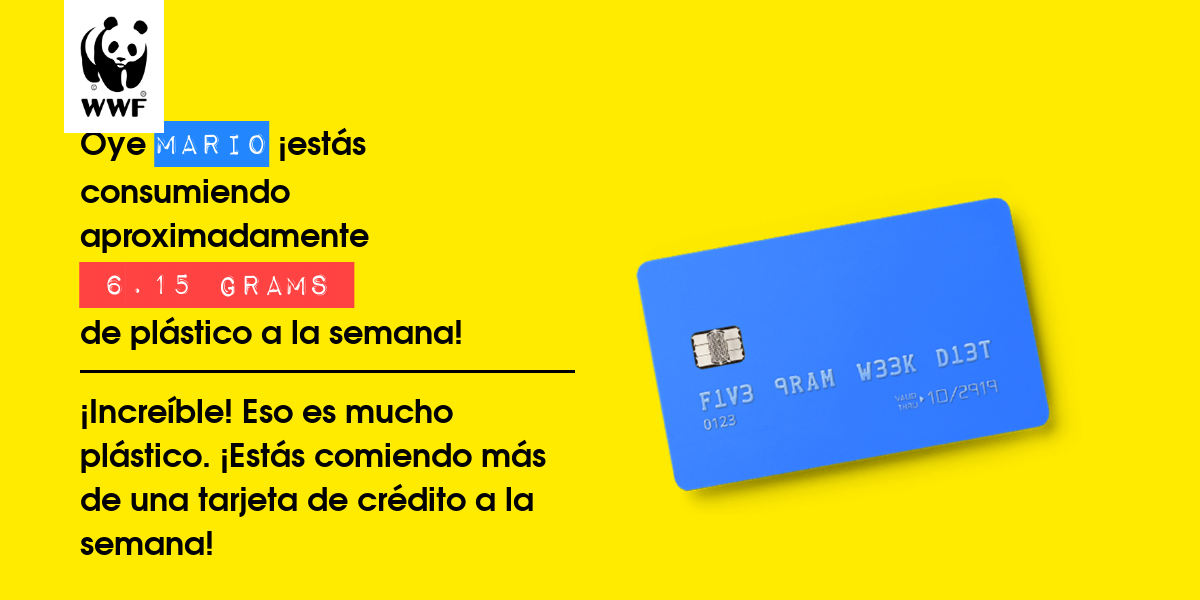 Plastic diet result for Mario