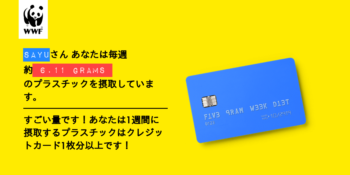 Plastic diet result for SAYU