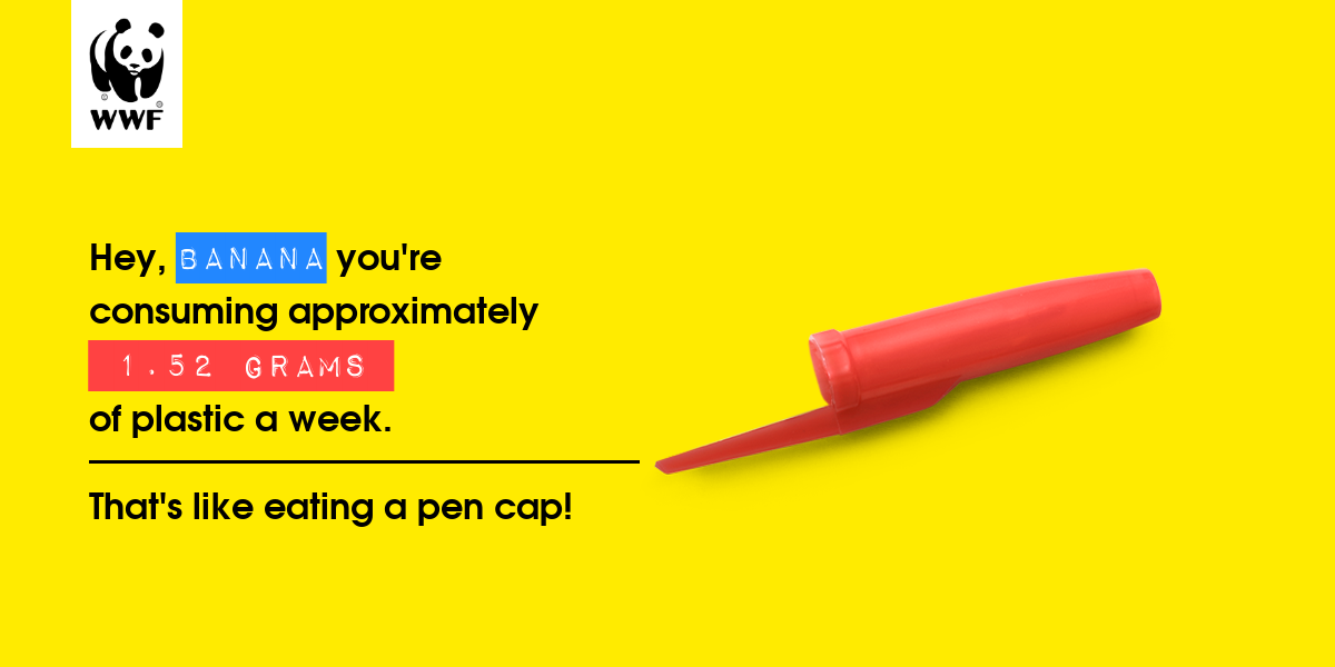 Plastic diet result for banana