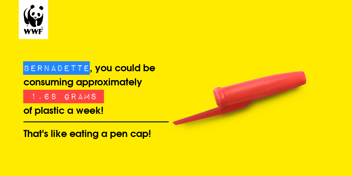 Plastic diet result for Bernadette