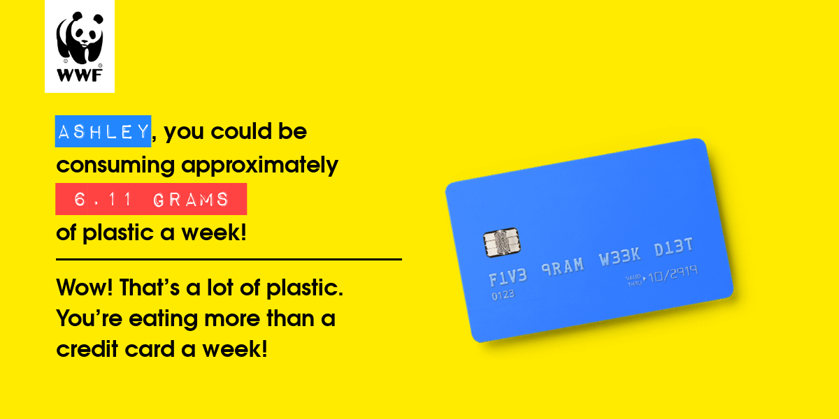 Plastic diet result for Ashley