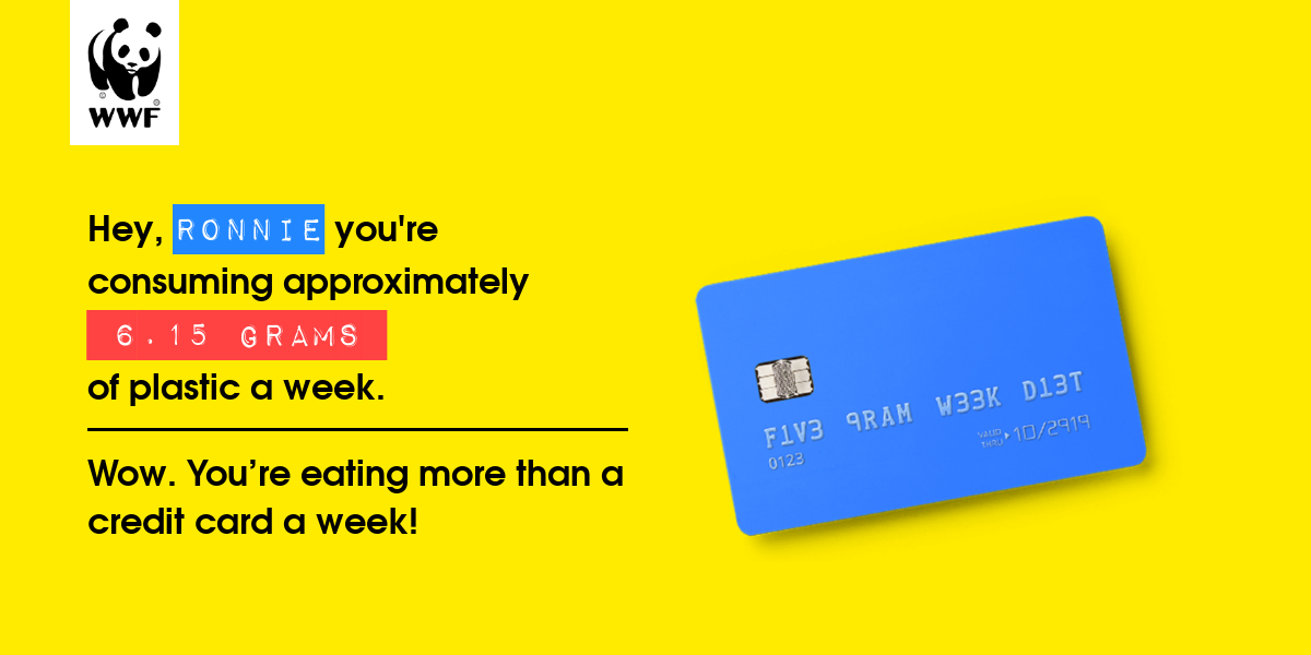 Plastic diet result for Ronnie