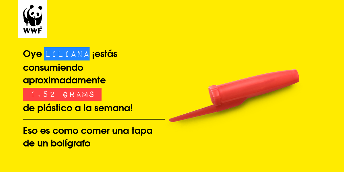 Plastic diet result for Liliana